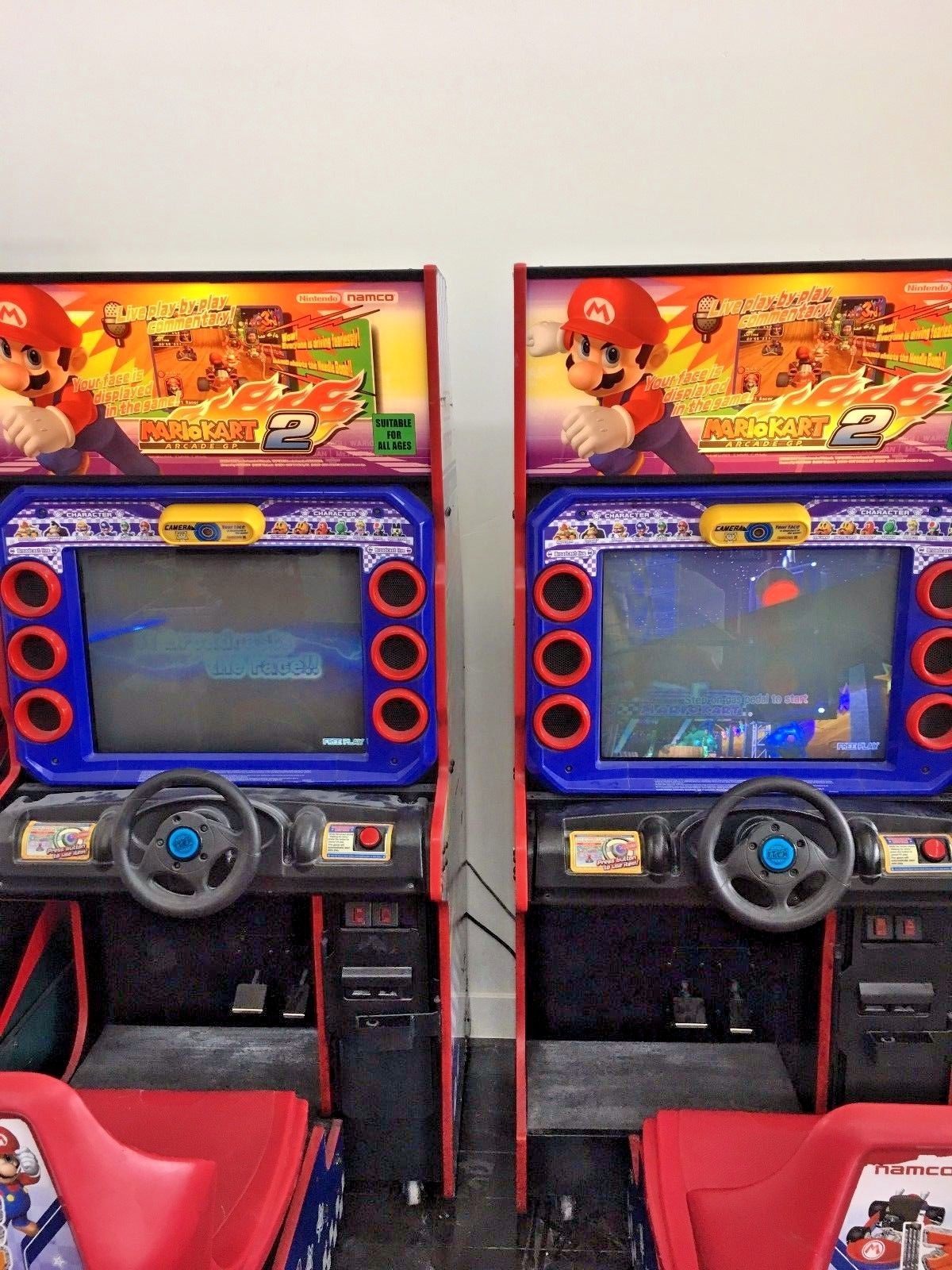 MARIO-KART-2-GP-SITDOWN-ARCADE-DRIVING-GAME Pair Linked!!!