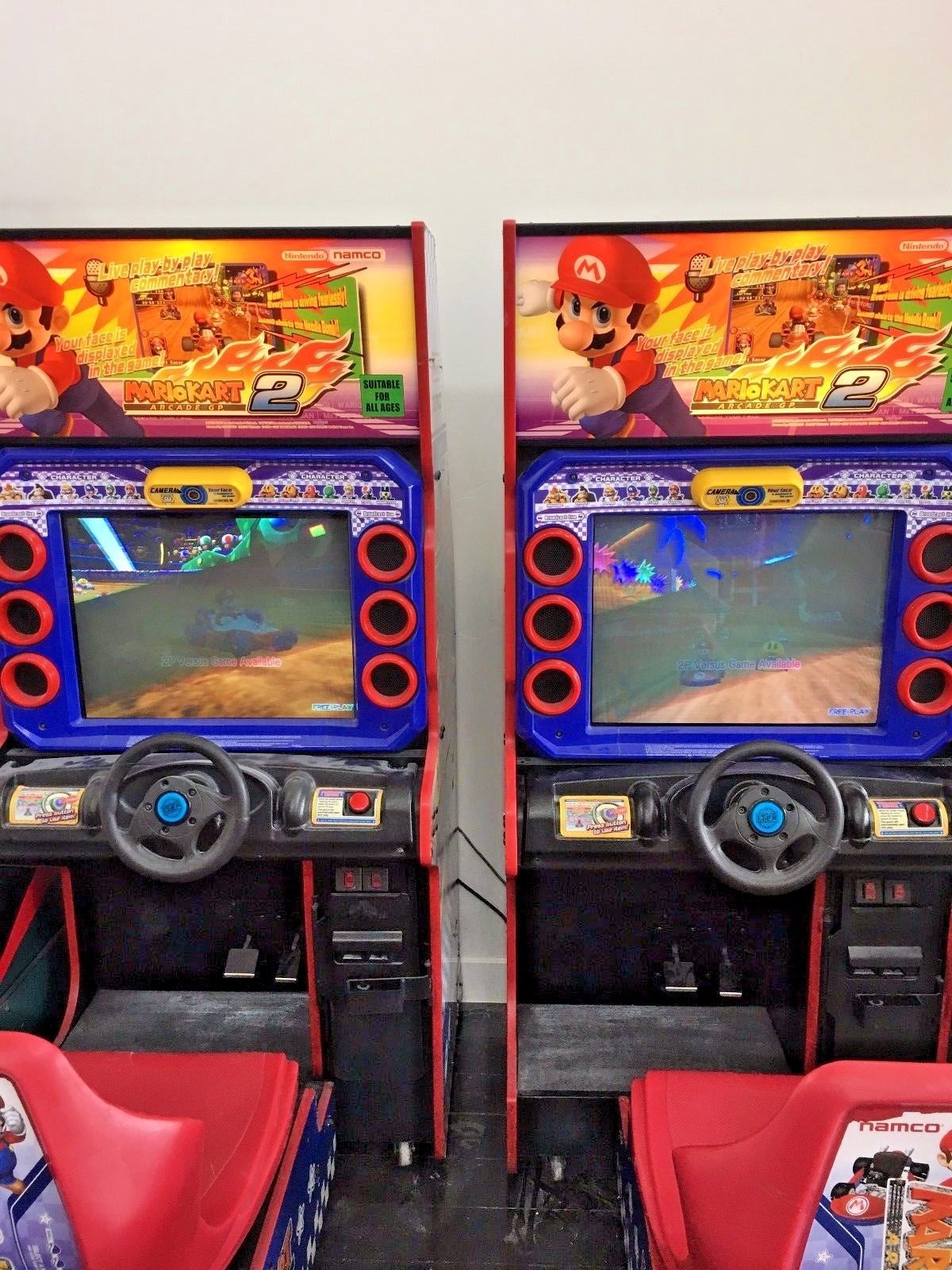 MARIO-KART-2-GP-SITDOWN-ARCADE-DRIVING-GAME Pair Linked!!!