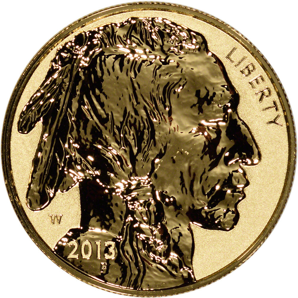 2013-W American Gold Buffalo Reverse Proof (1 oz) $50