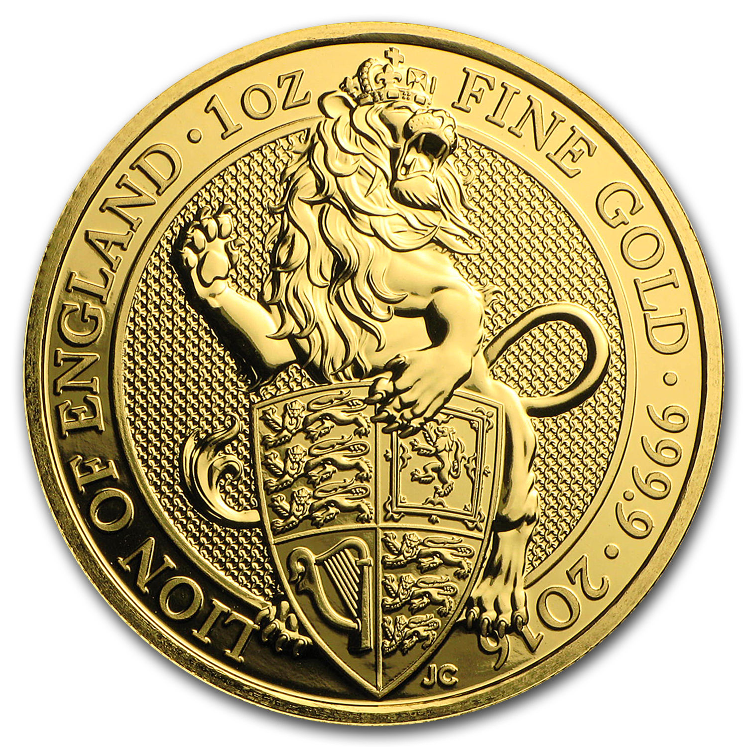 2016 Great Britain 1 oz Gold Queen's Beasts The Lion - SKU #96671