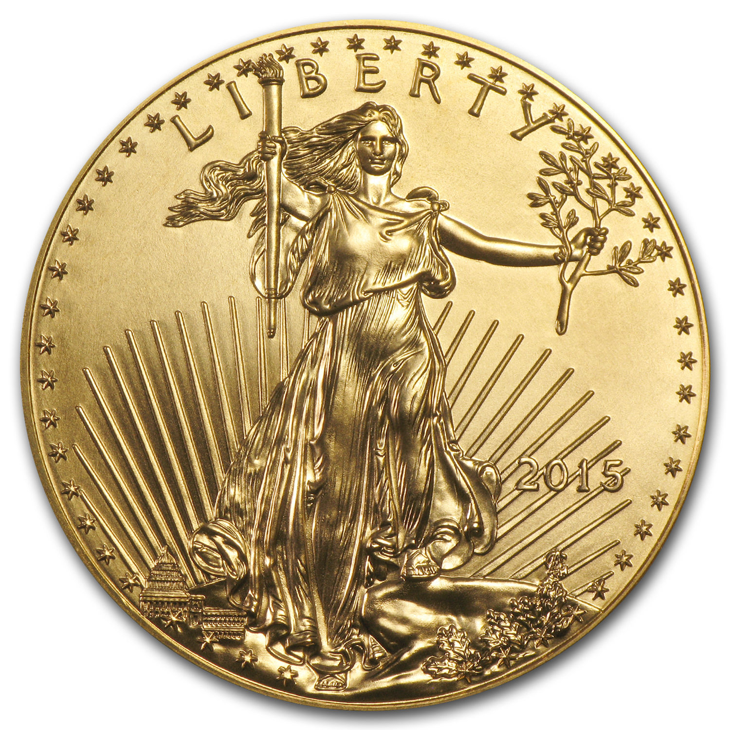 2015 1 oz Gold American Eagle BU - SKU #84882