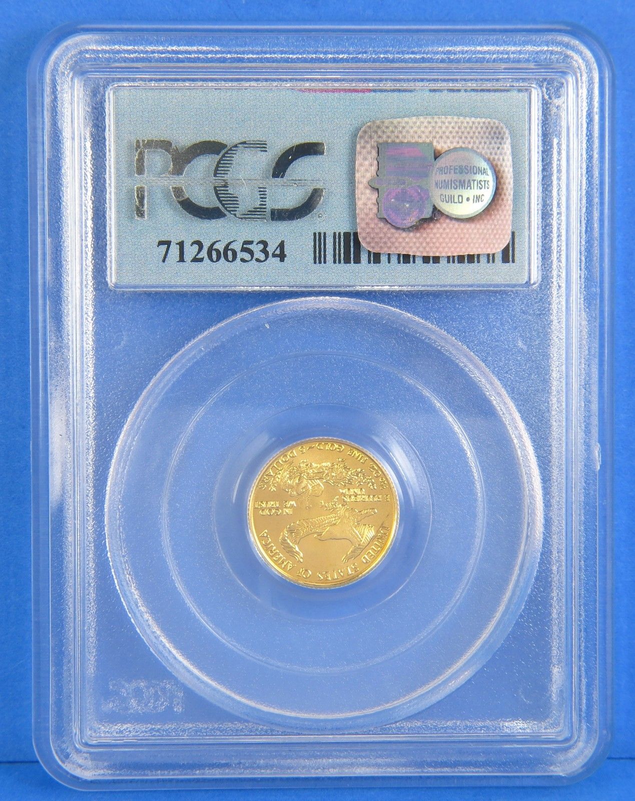 1998 WTC $5 American Gold Eagle Ground Zero 911 Certified MS 69 1/10 Oz PCGS