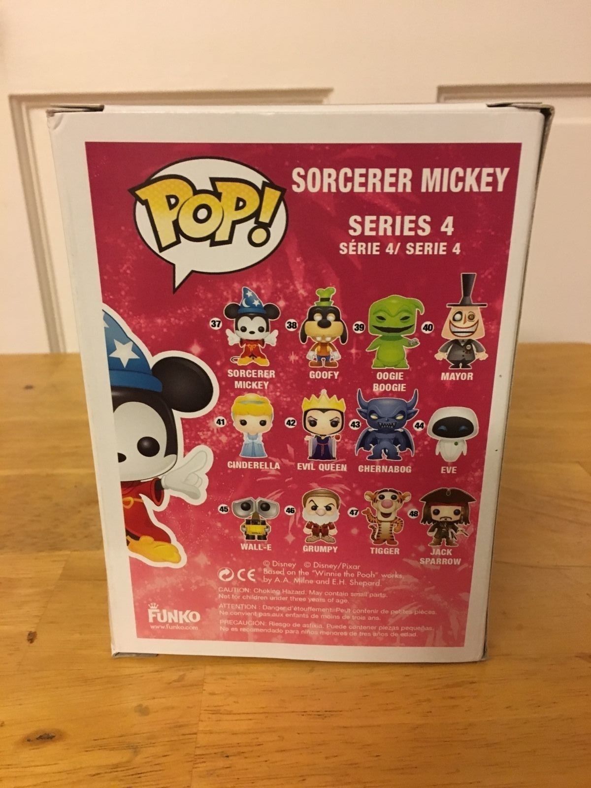 Funko Pop! Disney Sorcerer Mickey #37 Vinyl Figure Retired