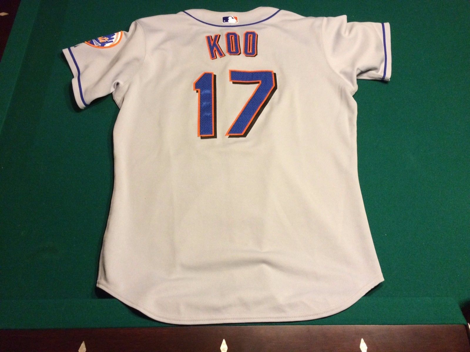 2005  Dae-Sung Koo  New York Mets  Game Worn Jersey  Rare