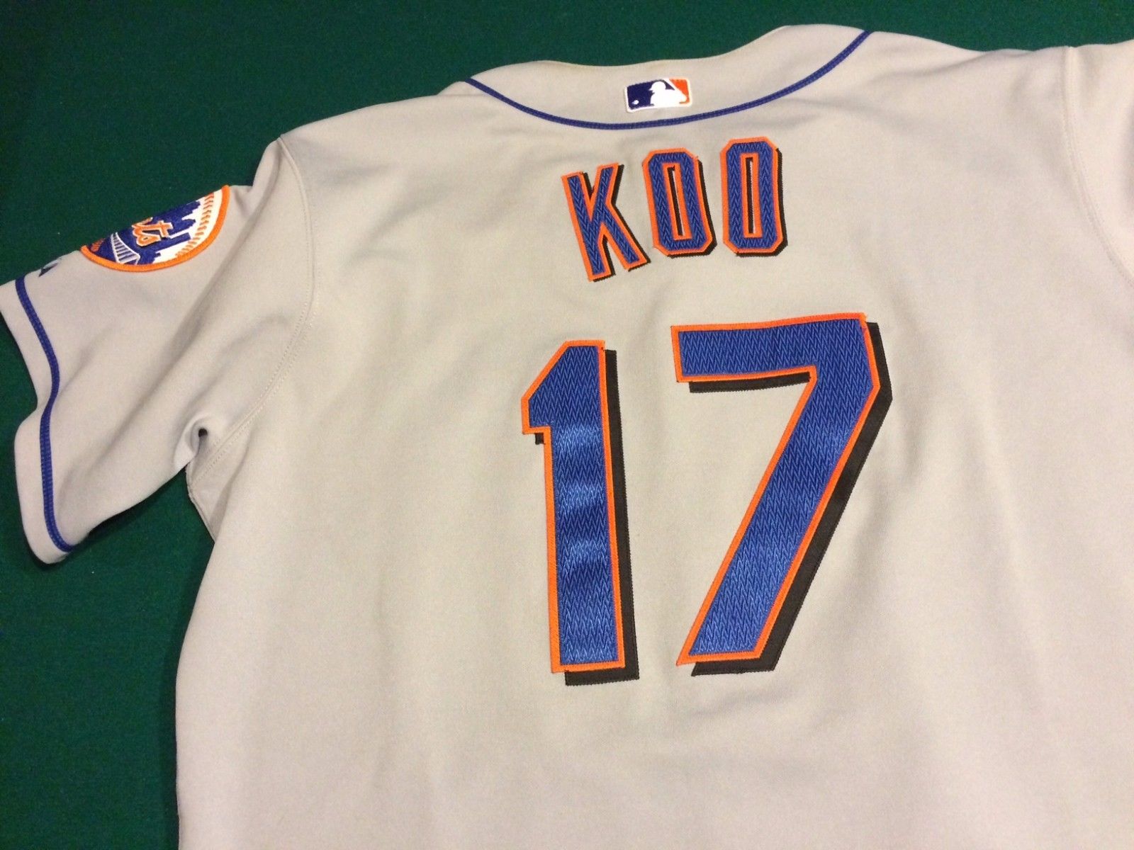 2005  Dae-Sung Koo  New York Mets  Game Worn Jersey  Rare