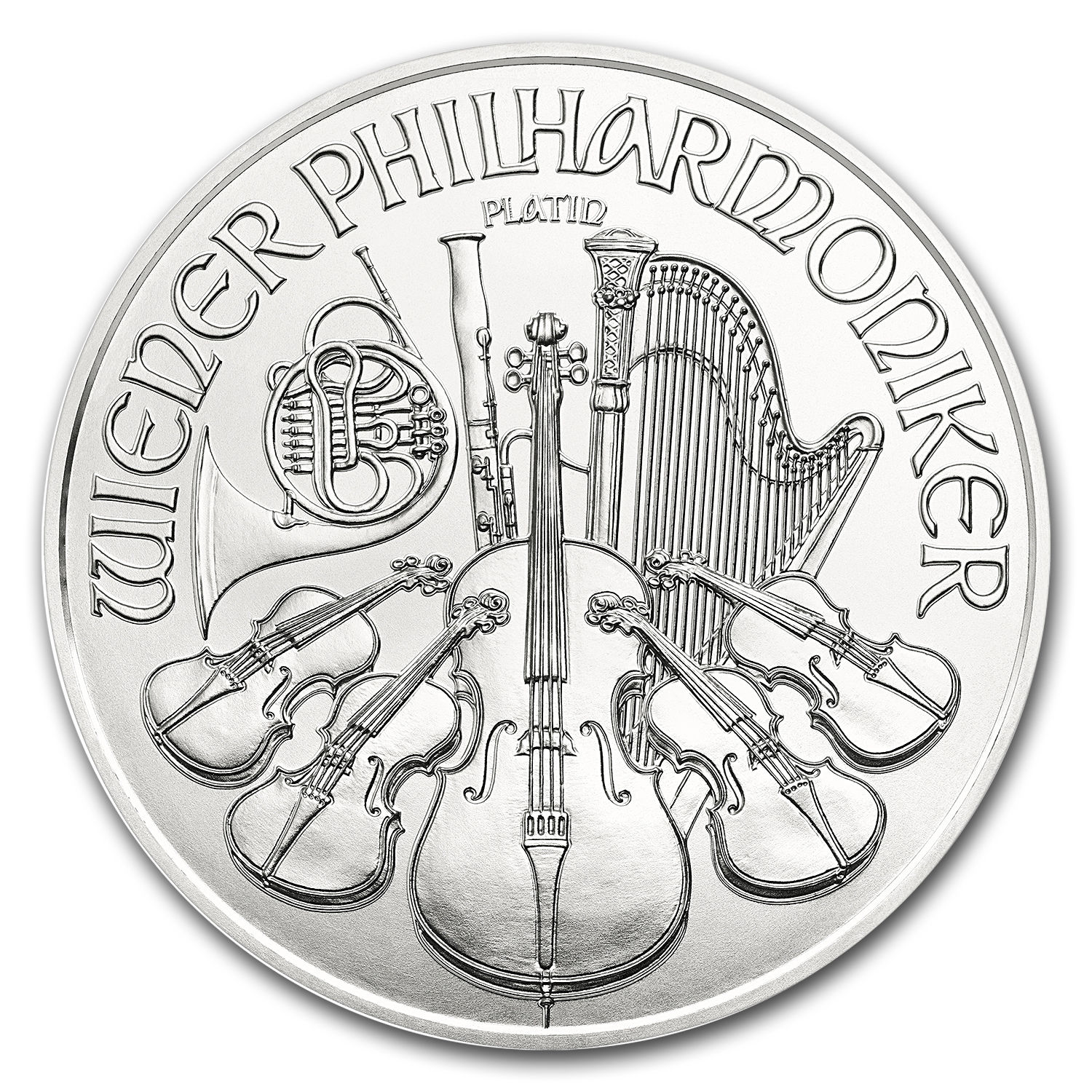 2017 Austria 1 oz Platinum Philharmonic BU