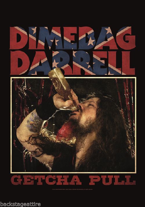 Dimebag Darrell Pantera Getcha Pull Textile Fabric Cloth Poster Flag Banner New!