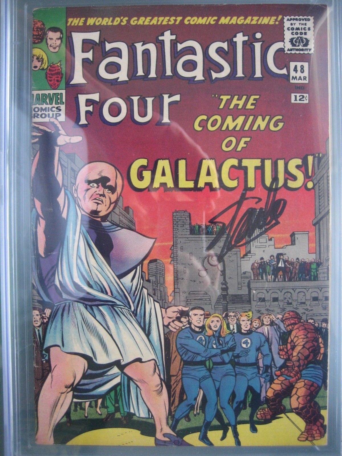 Fantastic Four #48 CGC 6.5 SS **Signed Stan Lee** 1st Silver Surfer & Galactus