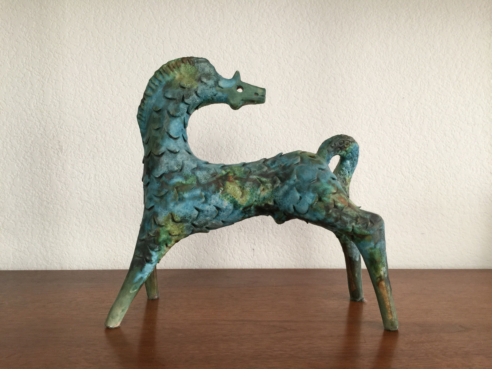 ALVINO BAGNI HORSE SCULPTURE BITOSSI MID CENTURY MODERN GAMBONE ITALY FANTONI