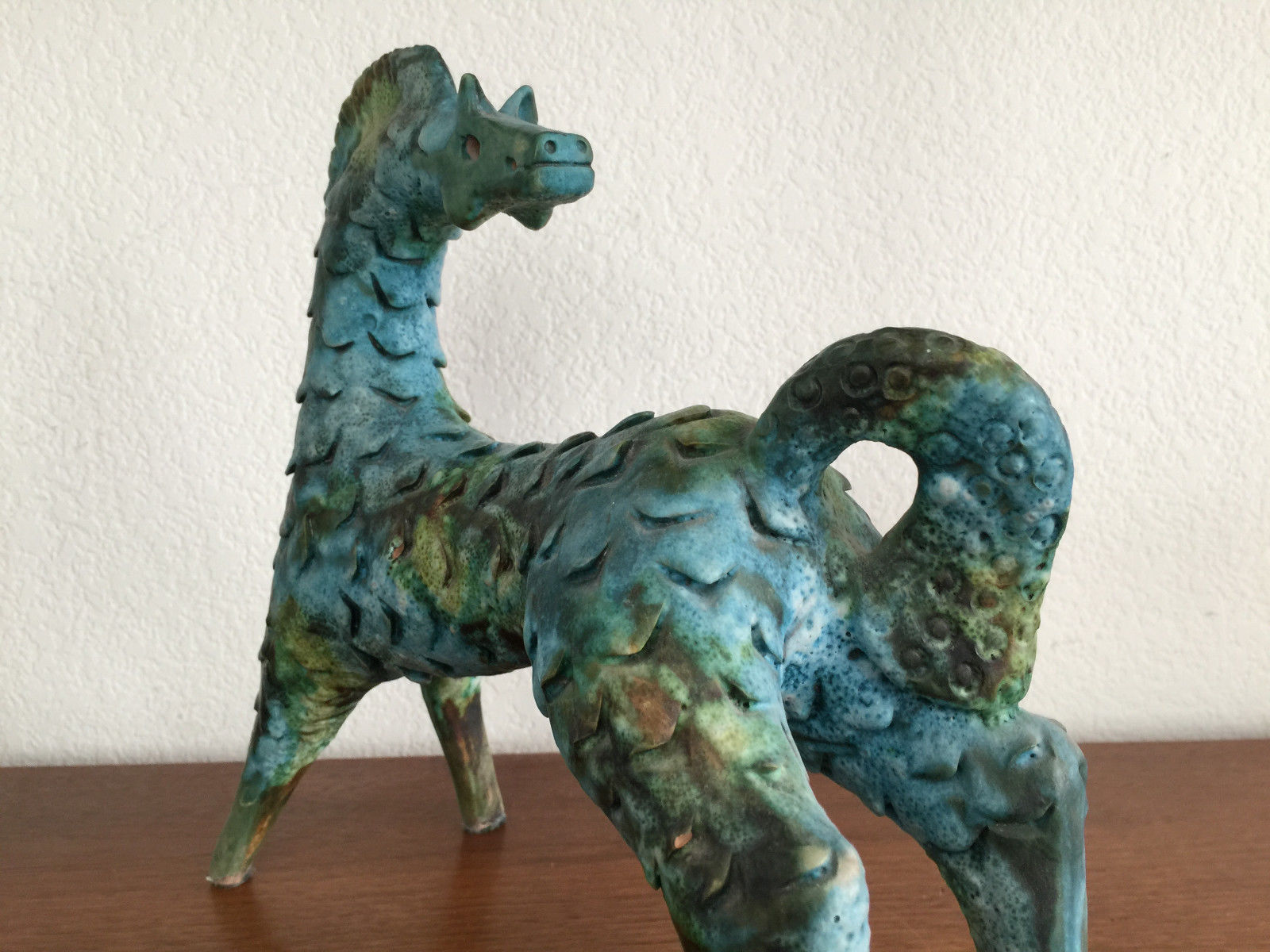 ALVINO BAGNI HORSE SCULPTURE BITOSSI MID CENTURY MODERN GAMBONE ITALY FANTONI