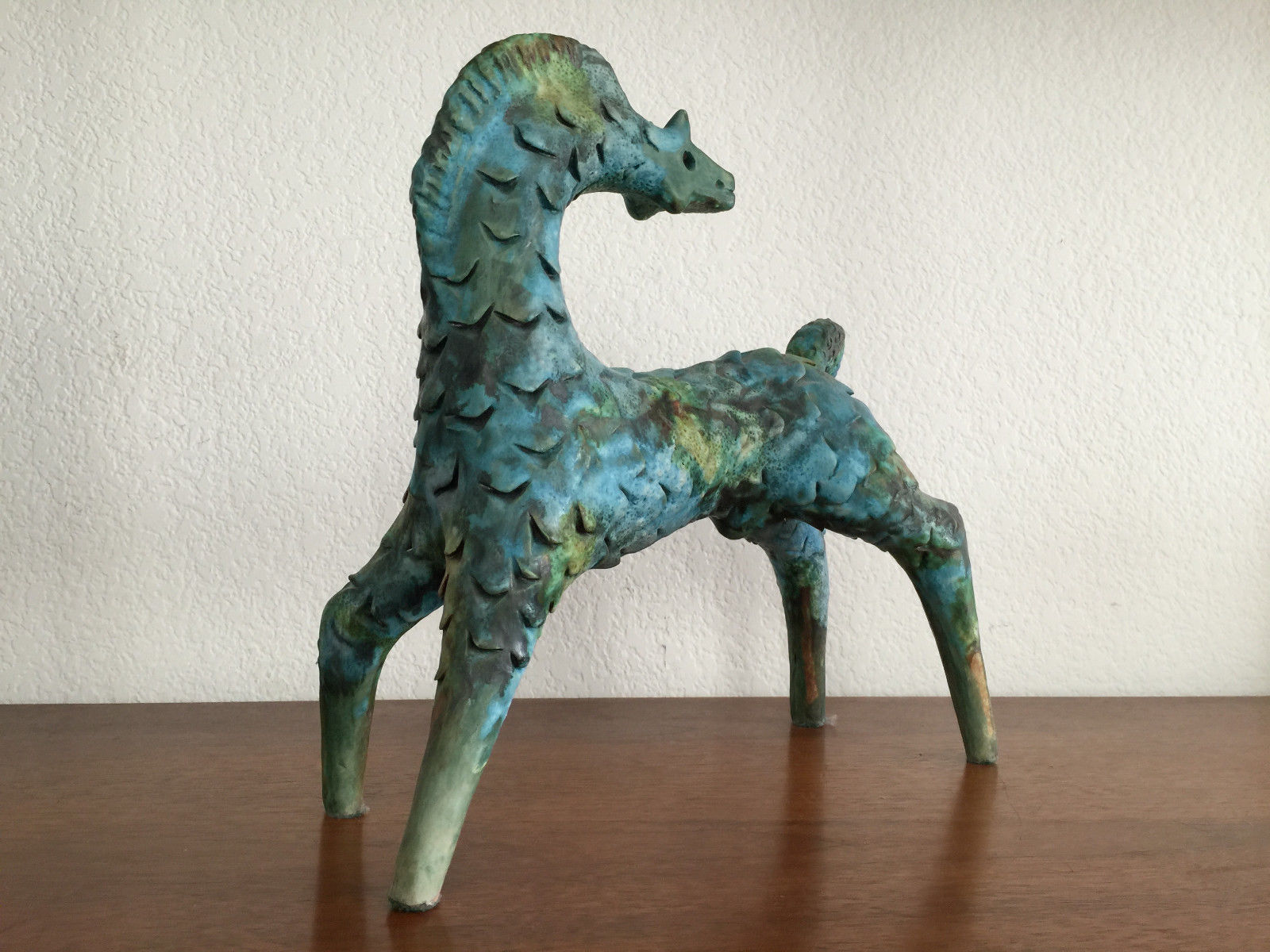 ALVINO BAGNI HORSE SCULPTURE BITOSSI MID CENTURY MODERN GAMBONE ITALY FANTONI