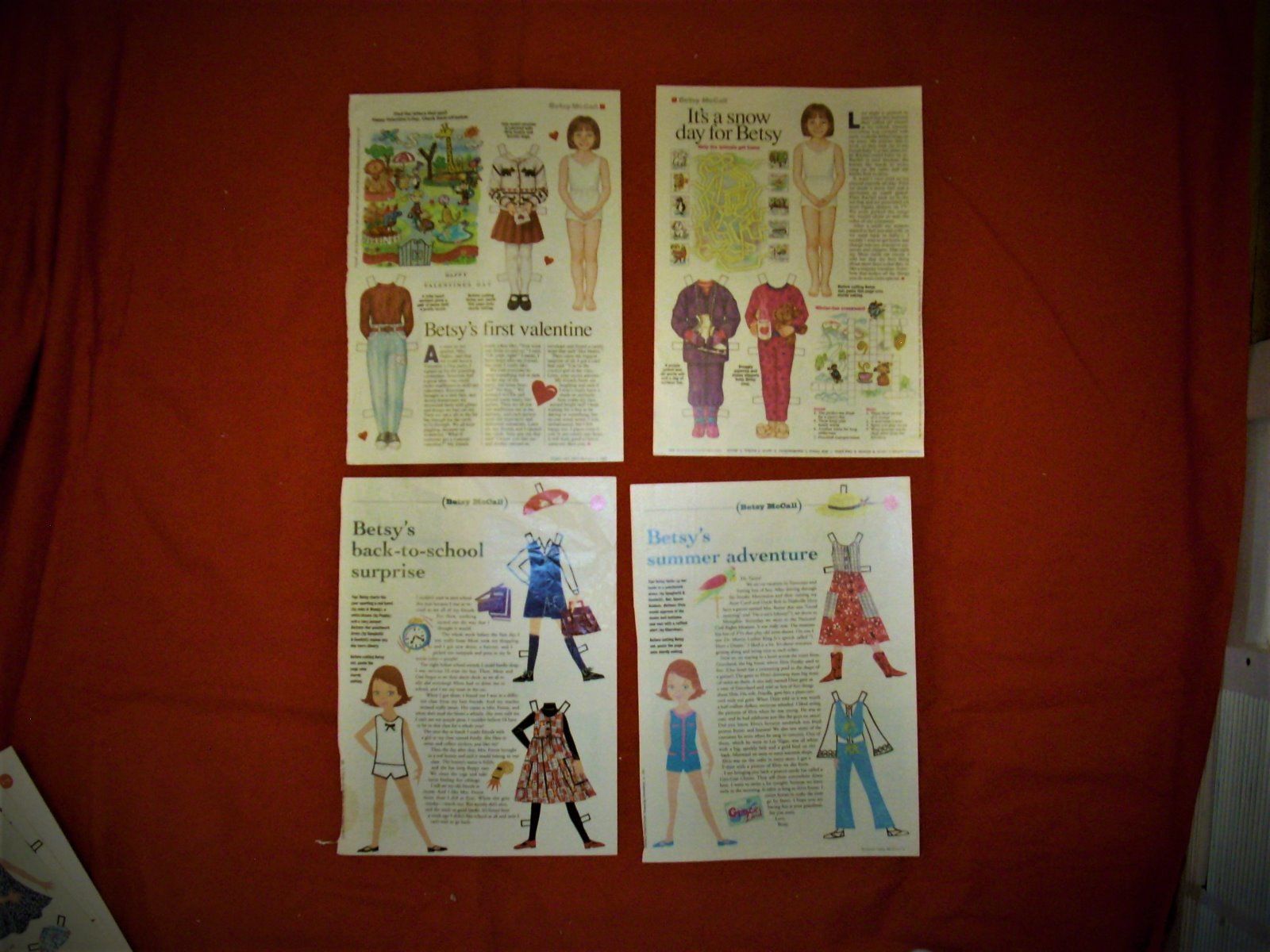 Uncut Magazine Paper Dolls-Dolls Collectors, Betsy McCall & Golden Magazine