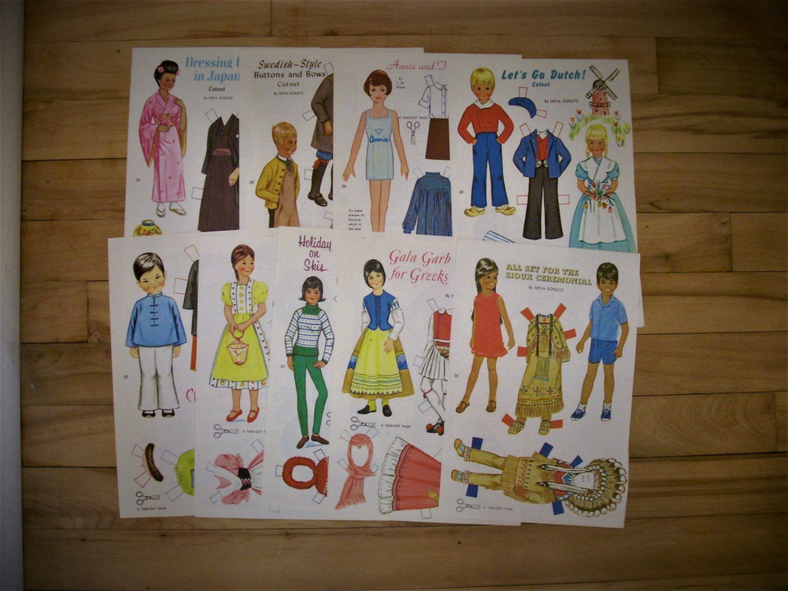 Uncut Magazine Paper Dolls-Dolls Collectors, Betsy McCall & Golden Magazine