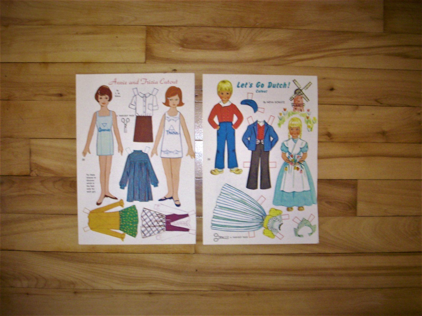 Uncut Magazine Paper Dolls-Dolls Collectors, Betsy McCall & Golden Magazine