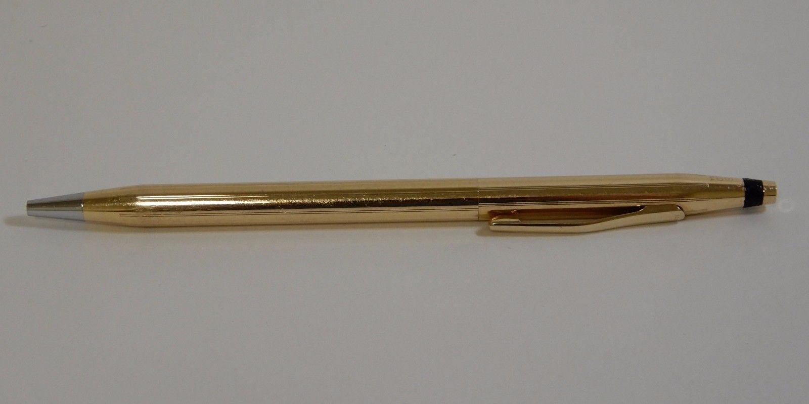 Vintage 14k Yellow Gold Cross Ball Point Pen Made in The U.S.A