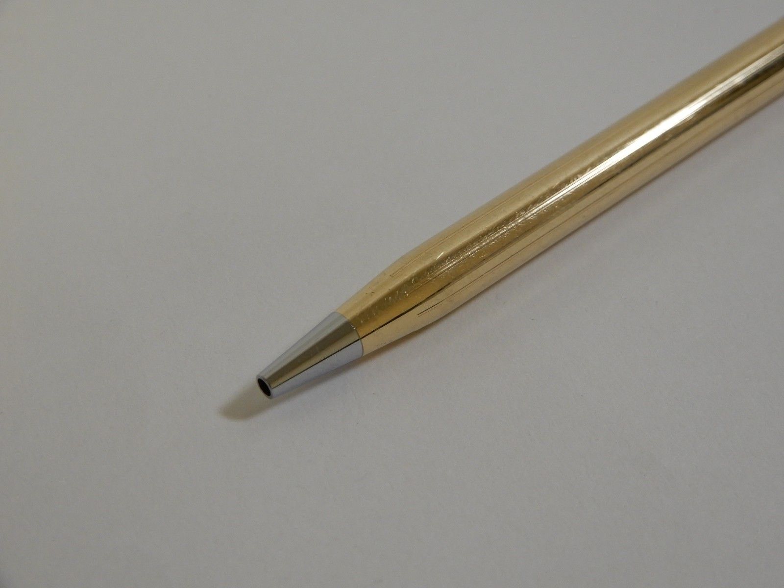 Vintage 14k Yellow Gold Cross Ball Point Pen Made in The U.S.A