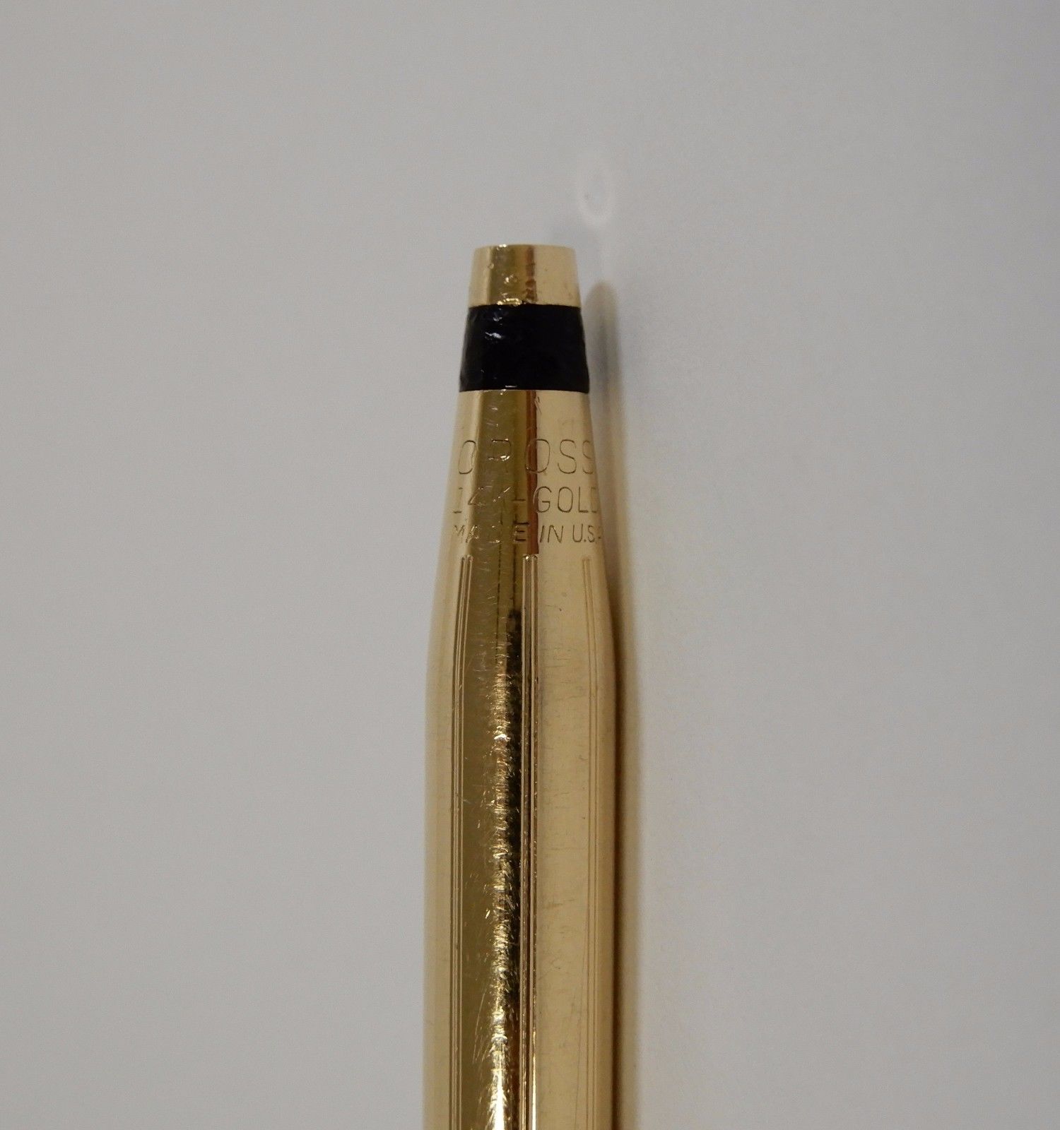 Vintage 14k Yellow Gold Cross Ball Point Pen Made in The U.S.A