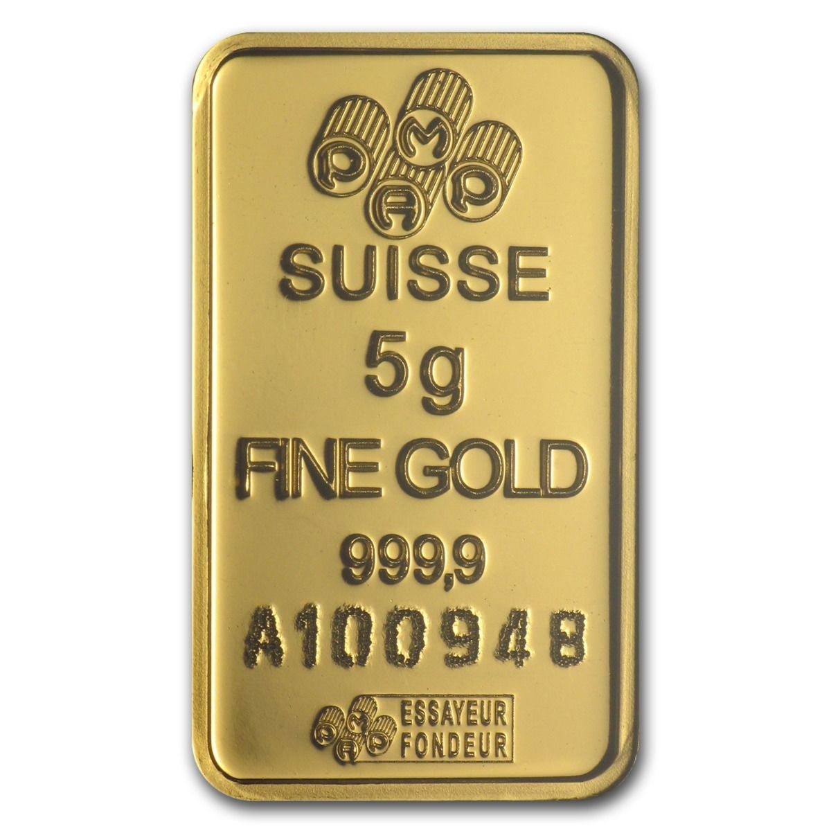 5 gram Gold Bar - PAMP Suisse Lady Fortuna (In Assay) - SKU #19043