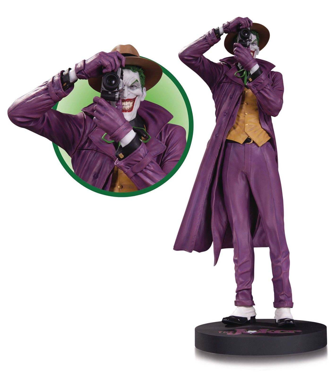 DC DESIGNER SERIES JOKER BY BRIAN BOLLAND KILLING JOKE STATUE NEW