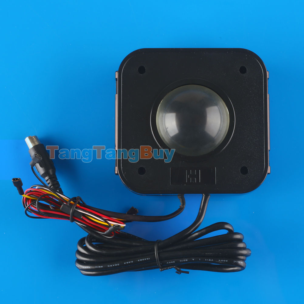 Arcade Game Illuminated 4.5cm Round LED Trackball mouse PS/2 PCB connector