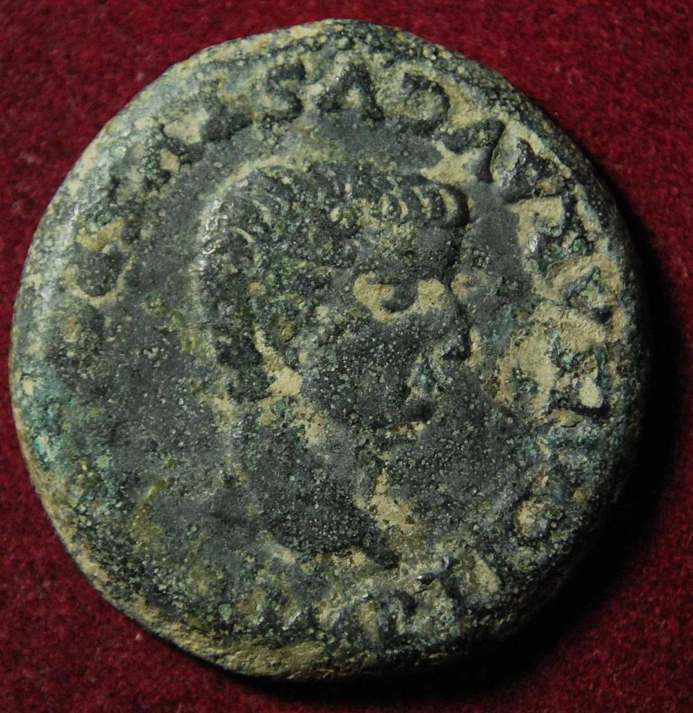 Tiberius AE28 As of Italica, Spain, altar PROVIDENTIAE AVGVSTI, c.14-37AD