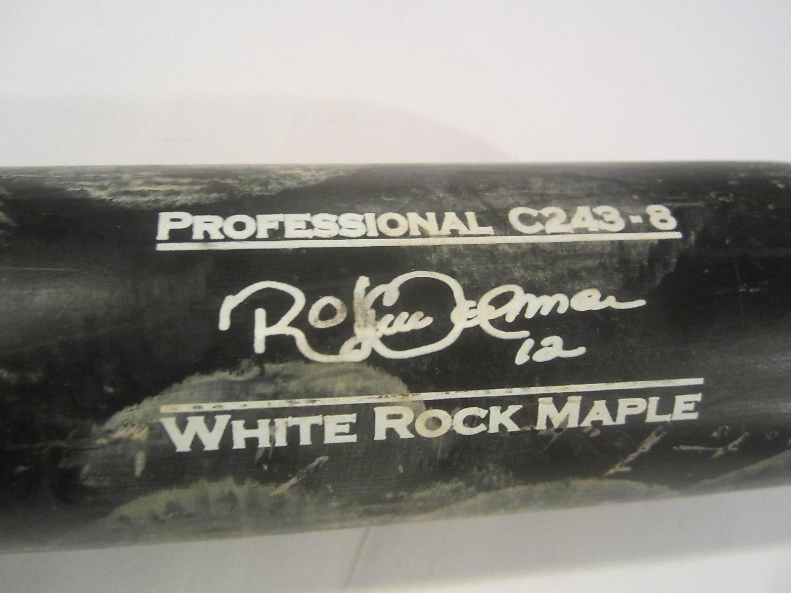 Roberto Alomar Blue Jays Signed Autographed Game Used Cracked Bat CAS COA