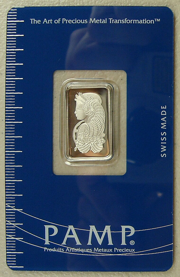 ~ Pamp Suisse 5 Gram .9995 Platinum Bullion Bar ~