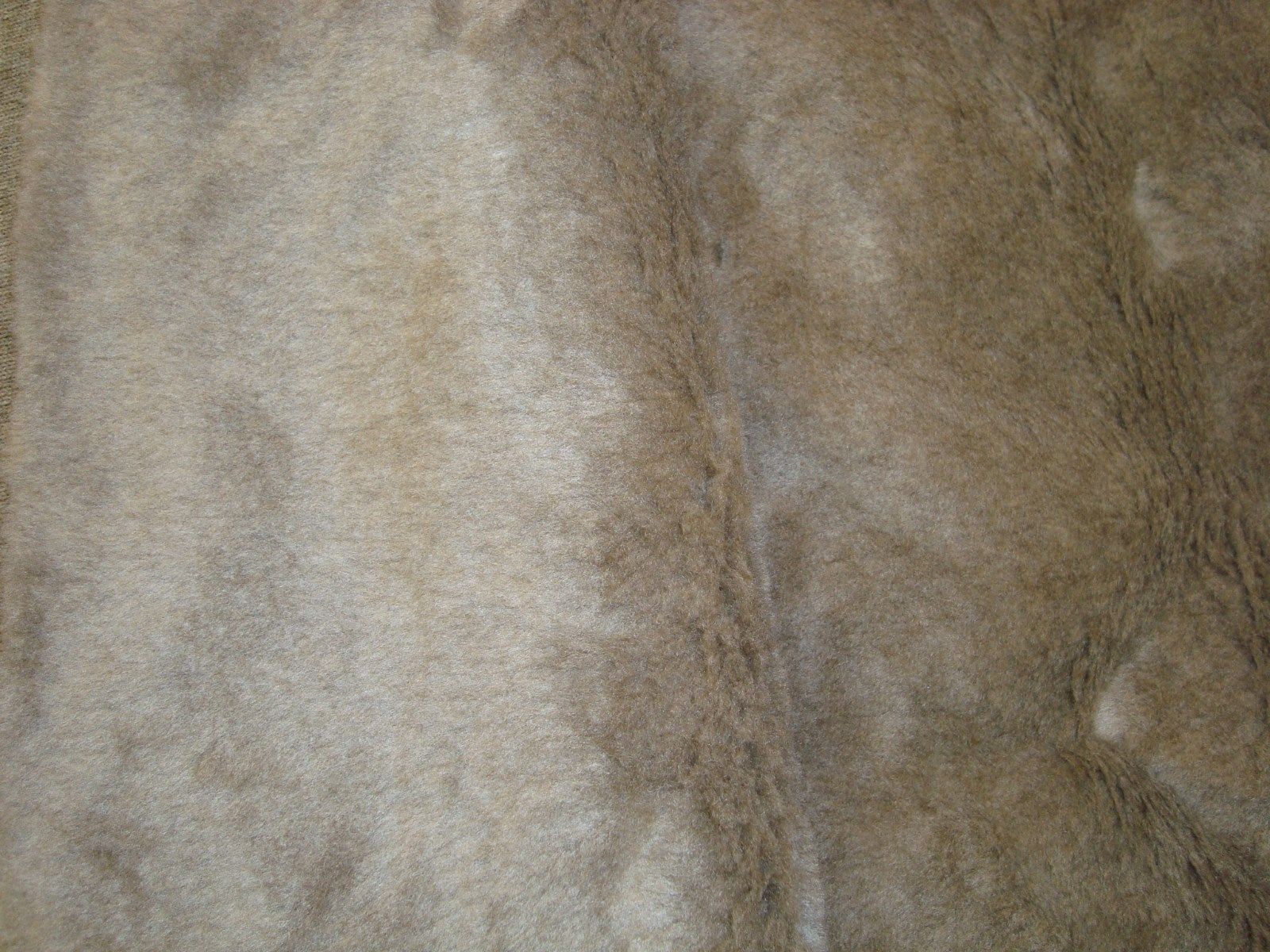 1.4 yds FAUX FUR TEDDY BEAR PLUSH FABRIC SOFT 60" x 53" SMOKE GRAY BTP