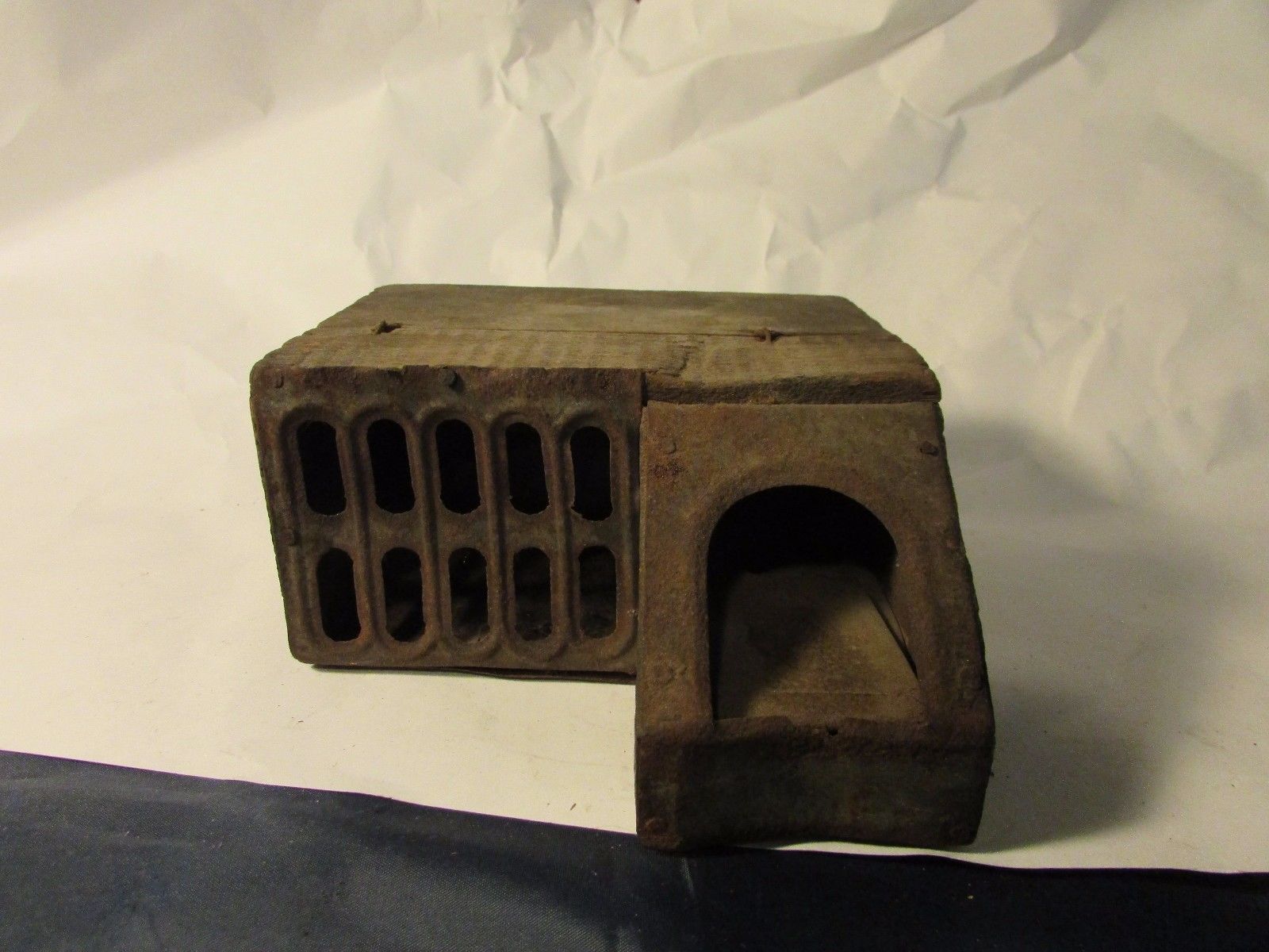 Antique Wood Metal MOUSE TRAP Primitive