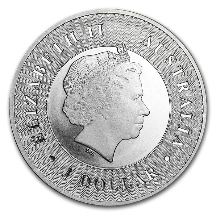 AUSTRALIA 1 DOLLAR 2017 KANGAROO 0.999 BU SILVER 1 OZ. COIN