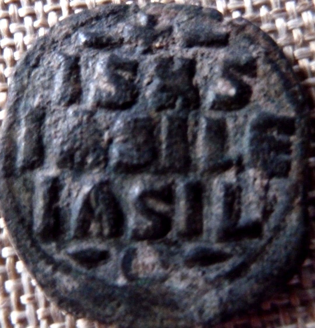 JESUS CHRIST Class D Anonymous Ancient 1042AD Byzantine Follis - (10.743. grams)