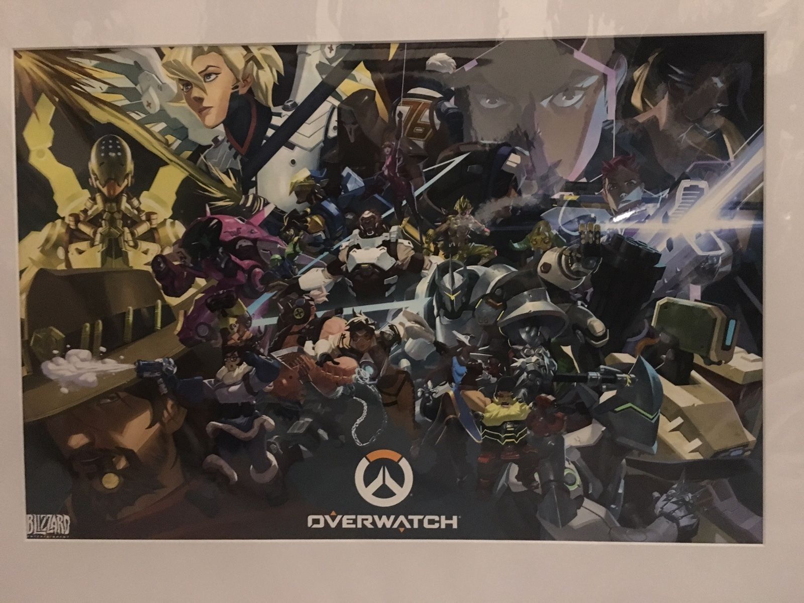 Blizzard Overwatch Anniversary SDCC Blizzcon Exclusive Artwork Rare Soldout