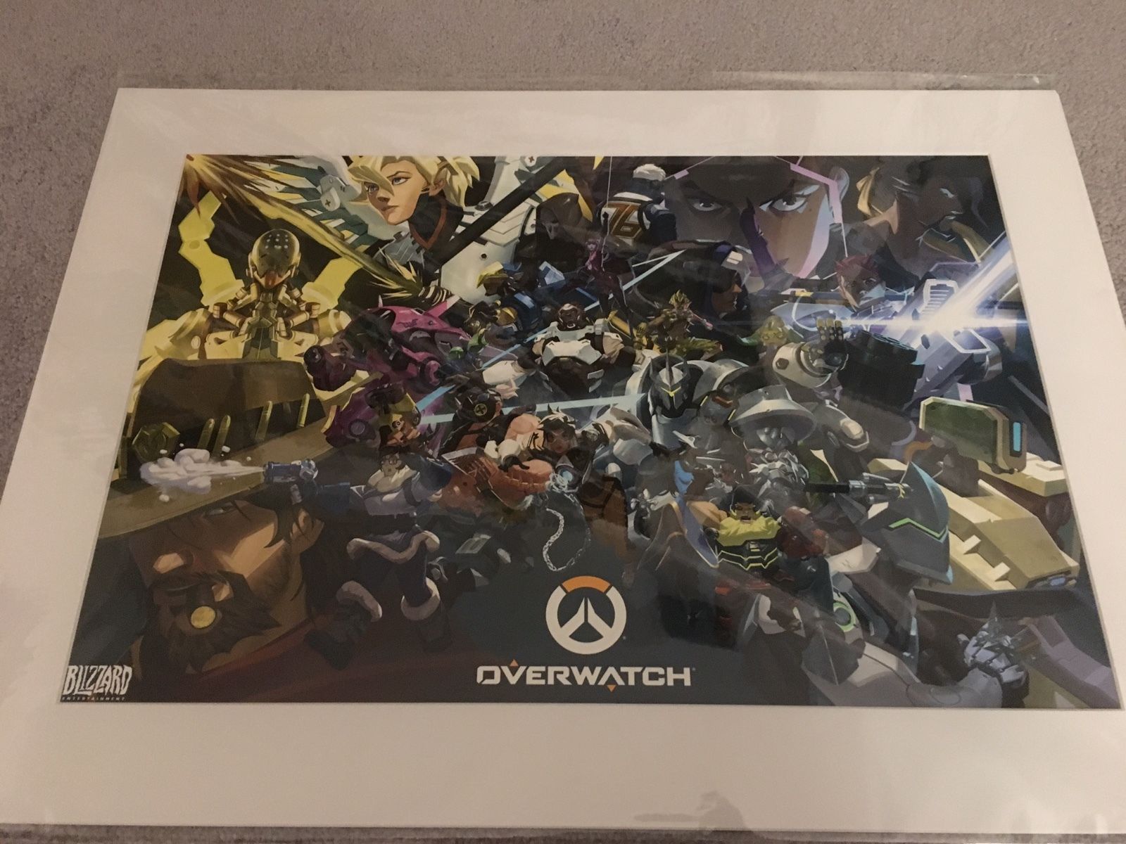 Blizzard Overwatch Anniversary SDCC Blizzcon Exclusive Artwork Rare Soldout