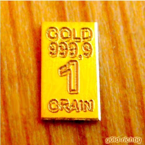 100x Gold bars each 0,0648 grams with zeritfikat! (999,9 Gold Bullion Coin) NEW