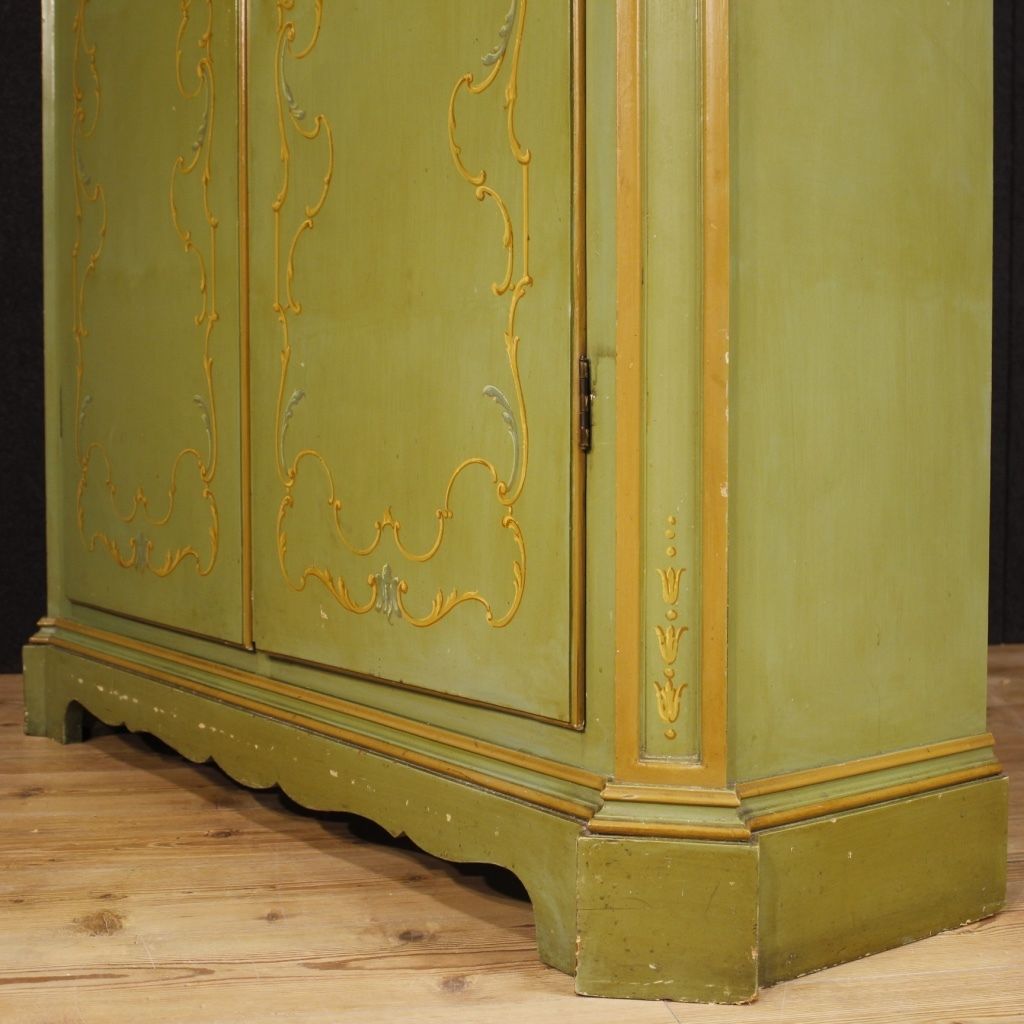 Closet venetian furniture lacquered cabinet antique style wood antiques vintage