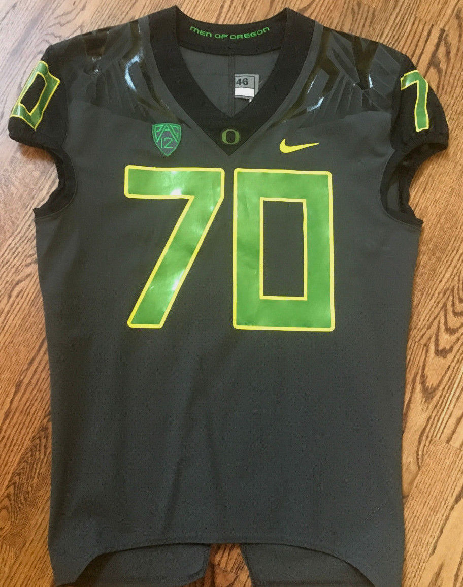 Oregon Ducks Authentic Nike Game Used / Issued Jersey from the 2016 Season