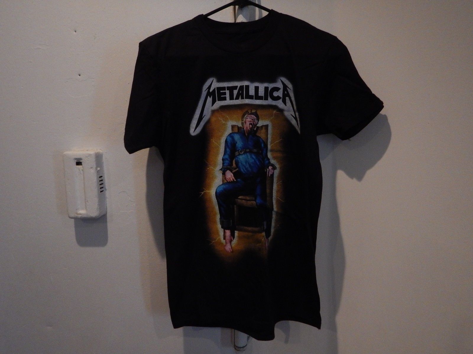 NEW METALLICA RIDE THE LIGHTNING 1985 CONCERT TOUR T-SHIRT S BLACK METAL LARS