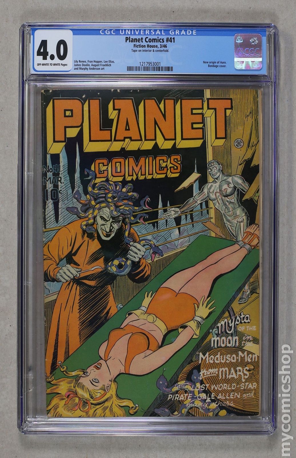 Planet Comics (1940 Fiction House) #41 CGC 4.0 1217953001