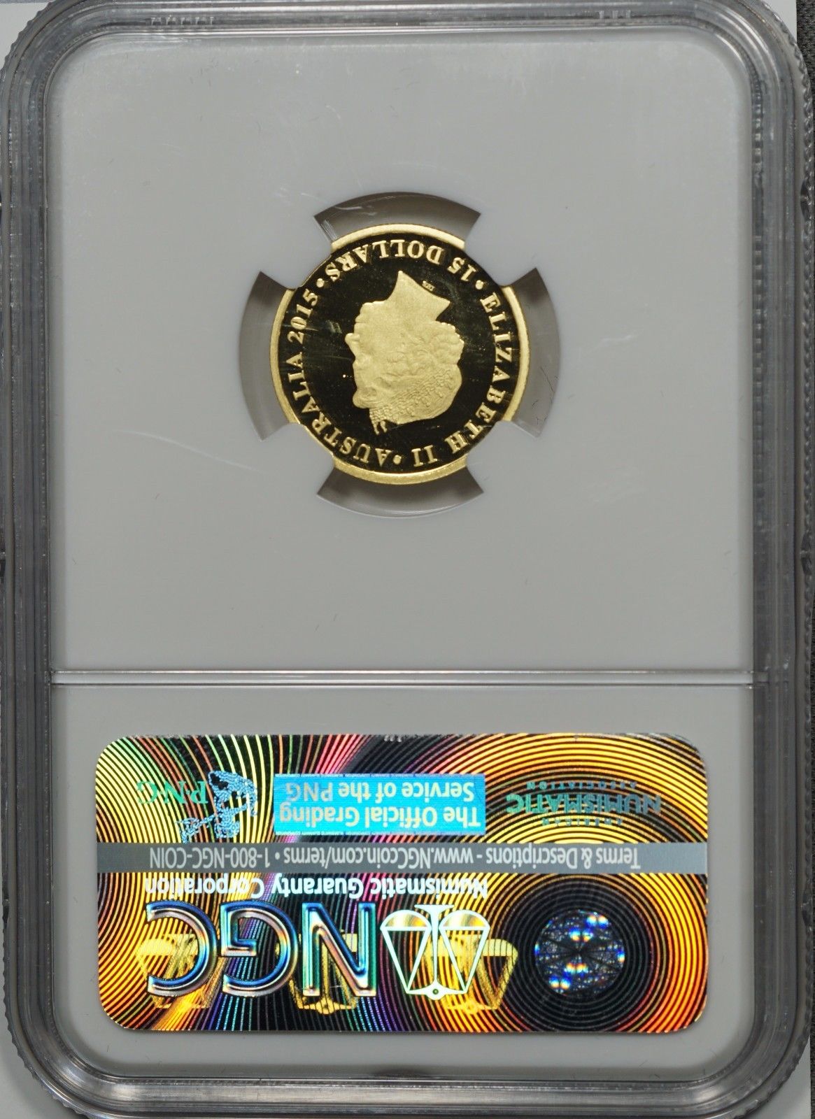 2015 P Australia Gold $15 Perth Mint Half Sovereign NGC PF69 First 500 Struck