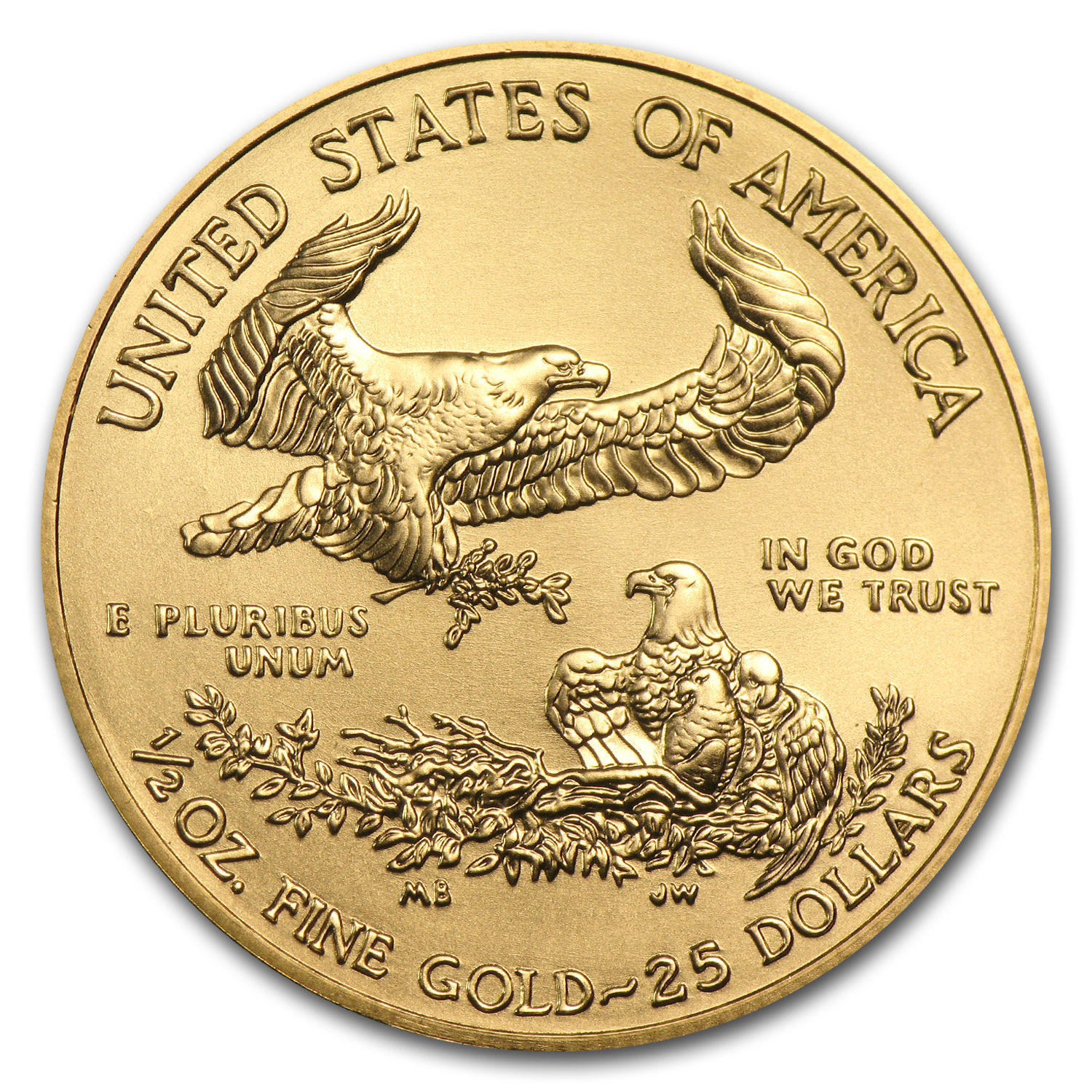 2017 1/2 oz Gold American Eagle BU (w/U.S. Mint Box) - SKU #102679