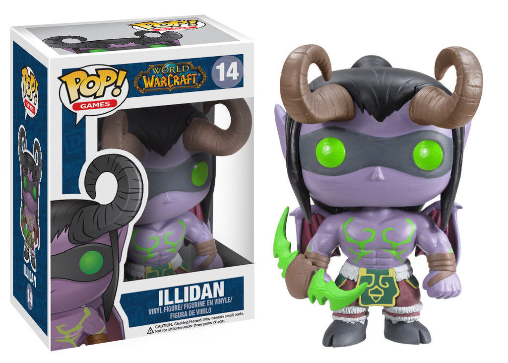 Funko Pop Games World Of Warcraft Illidan Vinyl Action Figure Collectible Toy 14