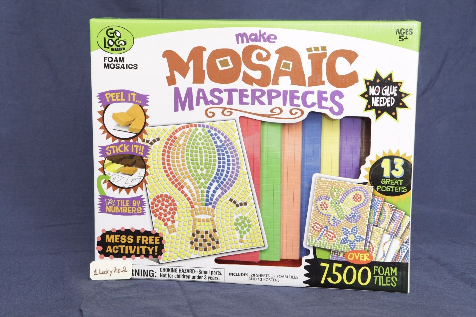 Make Mosaic Masterpieces 7500+ Foam Tiles 13 Easy Tile by Numbers Poster