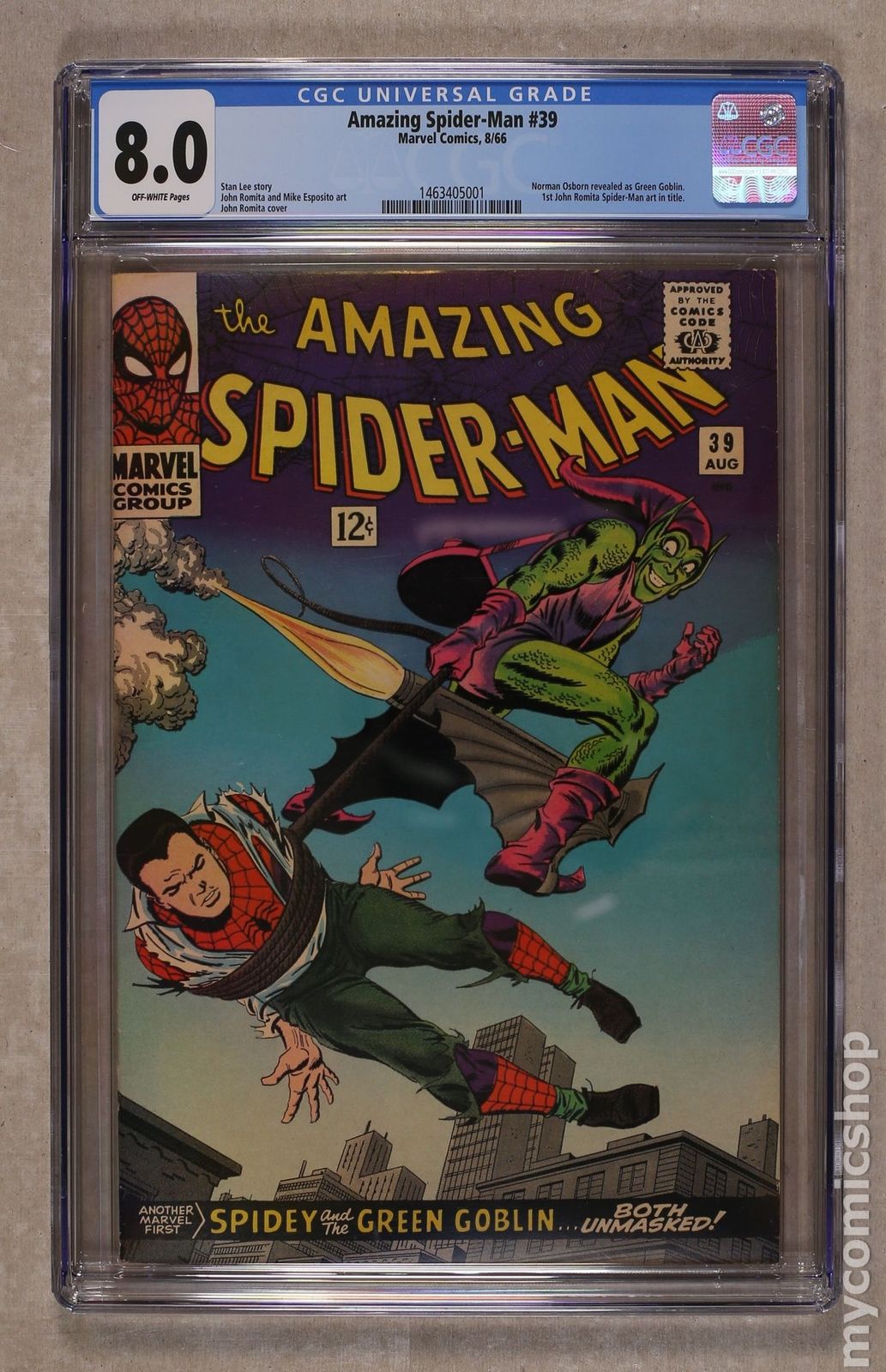 Amazing Spider-Man (1963 1st Series) #39 CGC 8.0 1463405001