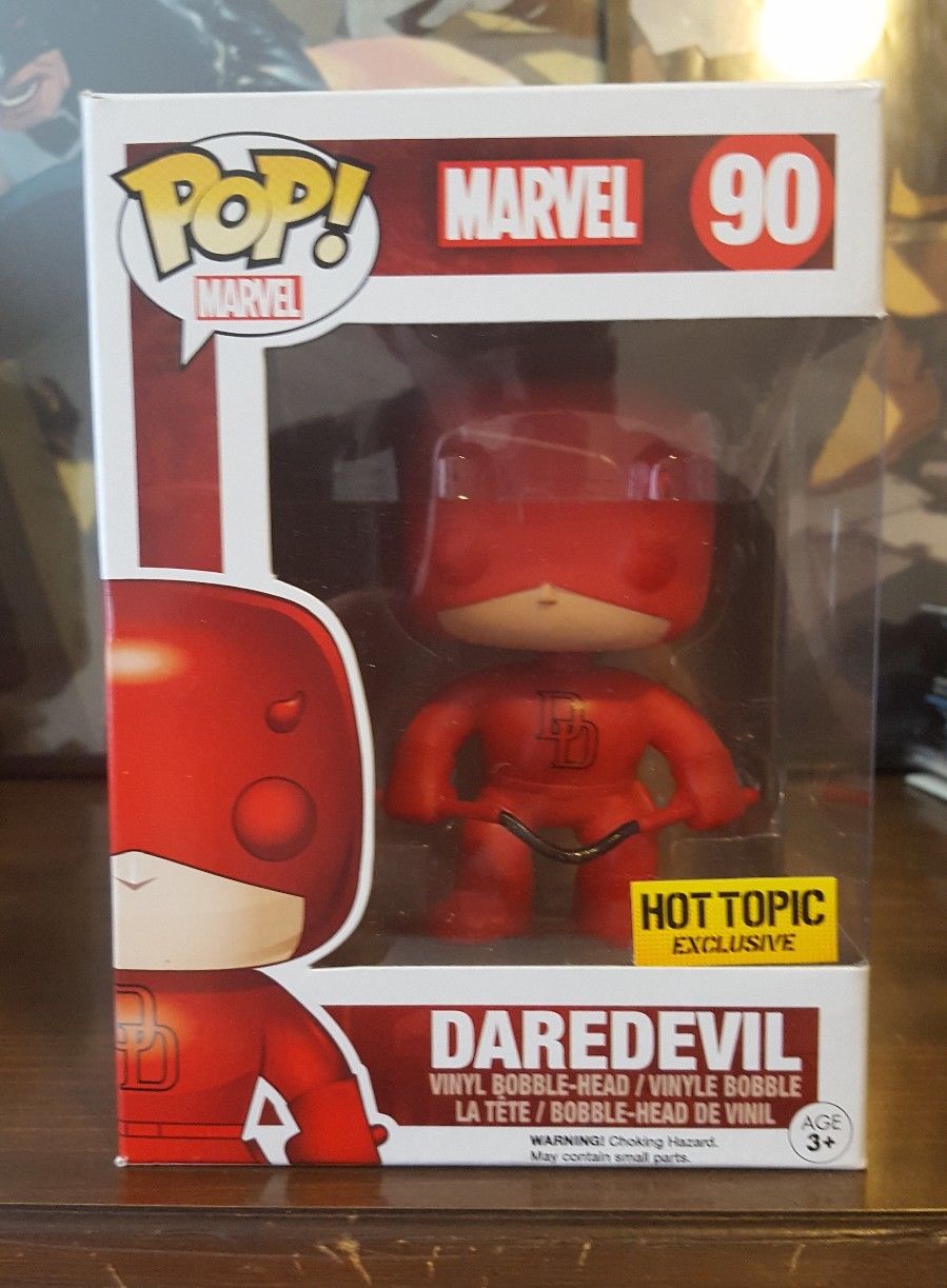 Funko Pop Marvel Daredevil 90 Hot Topic Exclusive