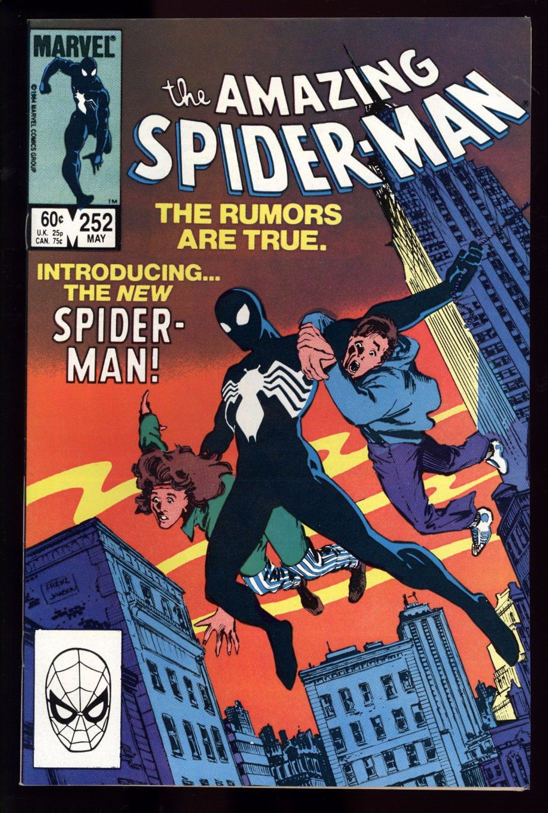 Amazing Spider-Man (1963) #252 1st Print 1st Black Alien Costume [Venom] VF-