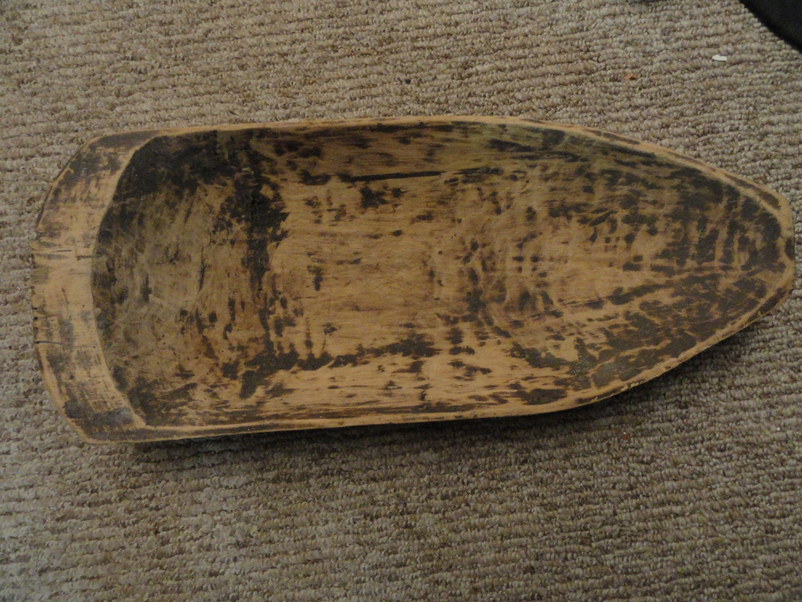 Antique Hand Carved Wood Dough Bowl. Very Old But in great condition.