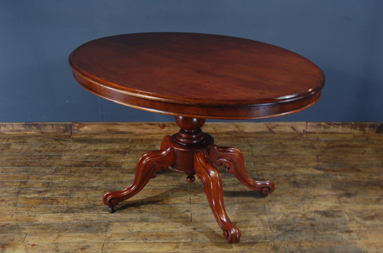 Antique Victorian Mahogany Breakfast Dining Loo Table