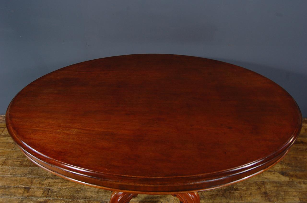 Antique Victorian Mahogany Breakfast Dining Loo Table