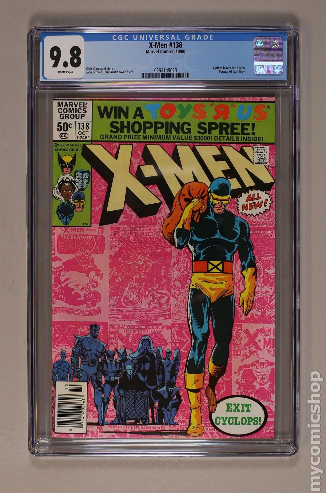 Uncanny X-Men (1963 1st Series) #138 CGC 9.8 0294149023