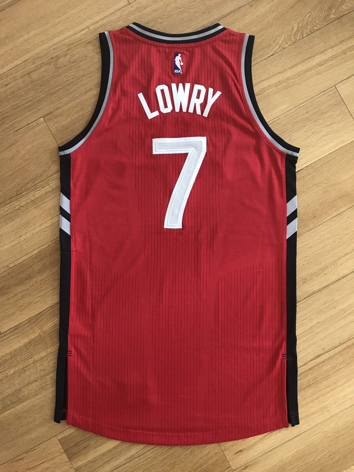 Kyle Lowry Toronto Raptors Game Worn Used Jersey All Star 3Point Contest MeiGray